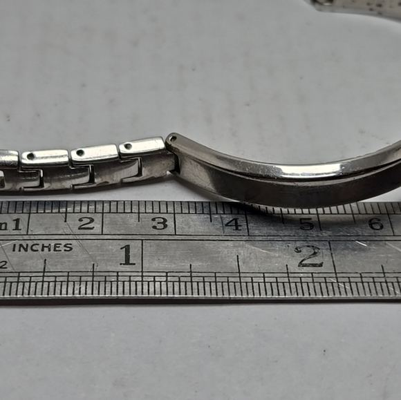 Womens Citizen 5421-K15044CK 15mm Tank Semi-Bangle Quartz Watch New Battery - Picture 8 of 11